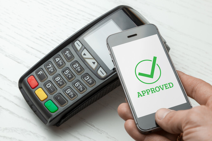 Approved mobile payment at a card terminal